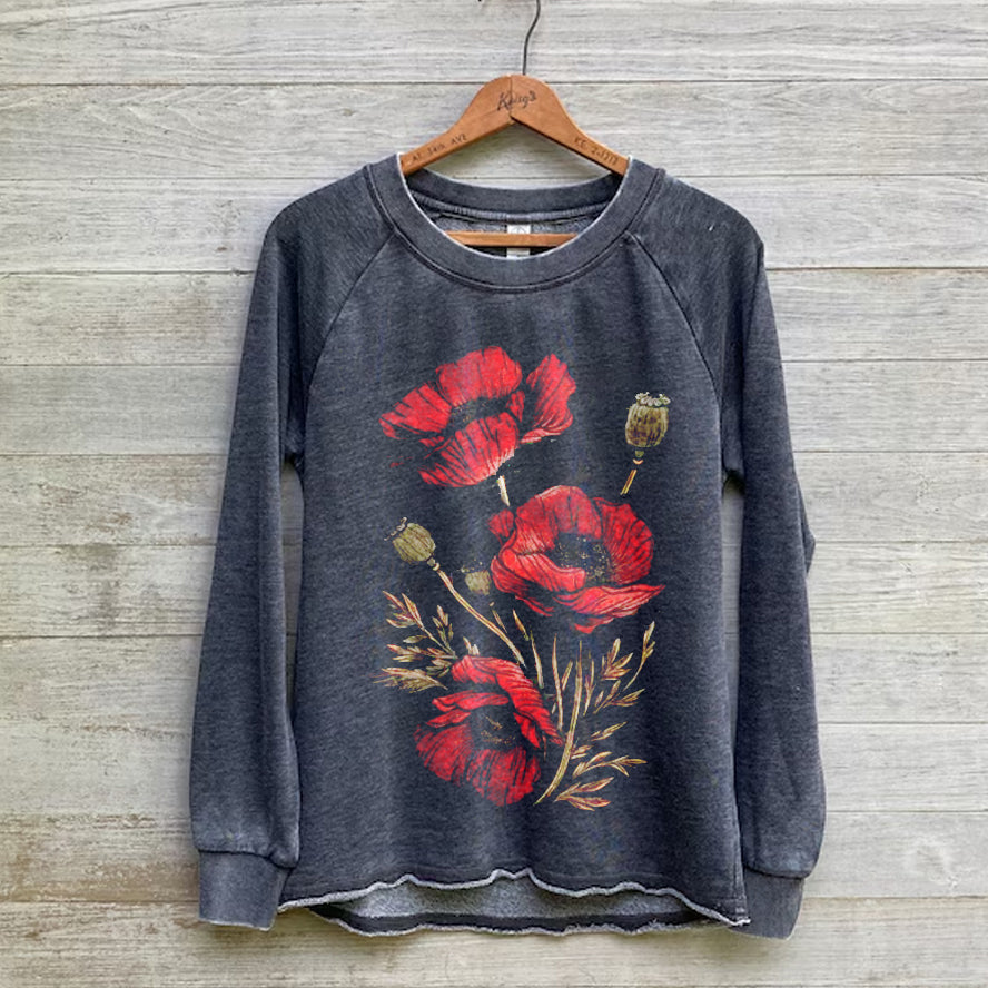 Poppies Sweatshirt