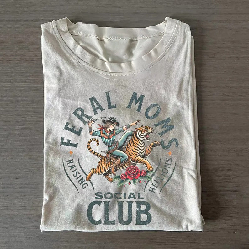 Feral Moms Social Club T-shirt
