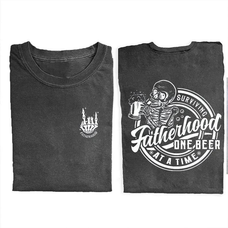 Fatherhood Front And Back T-shirt