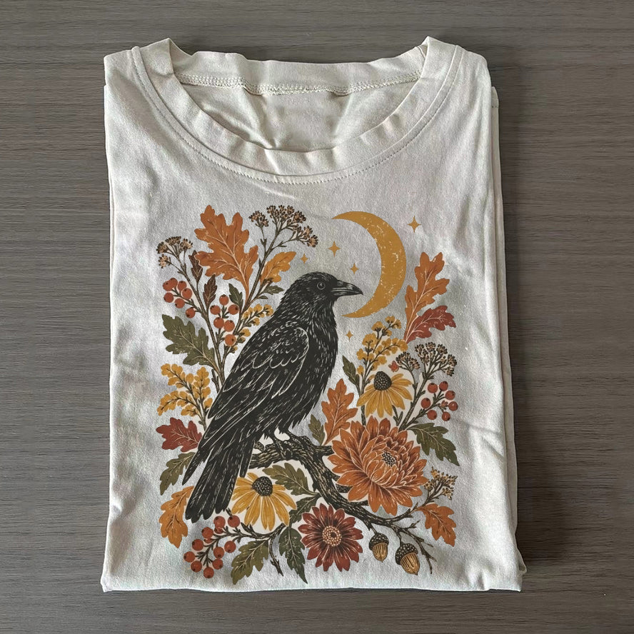 Autumn Floral Graphic T-shirt