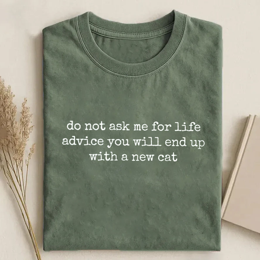 Funny Cat Mom Quote T-shirt