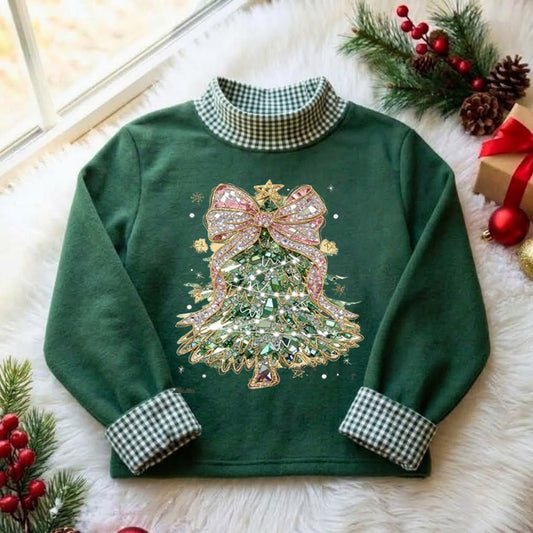 Sparkly Christmas Graphic Sweatshirt